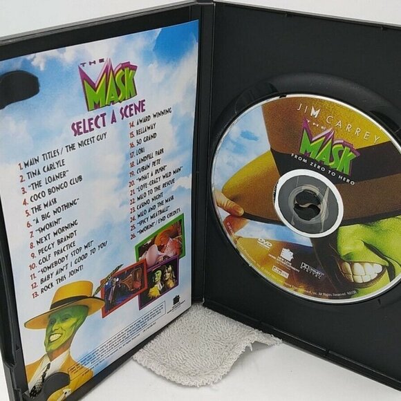 LOT - DVDs - Mask 1994 & Son of the Mask 2005 Jim Carrey Jaimie Kennedy - Picture 11 of 16